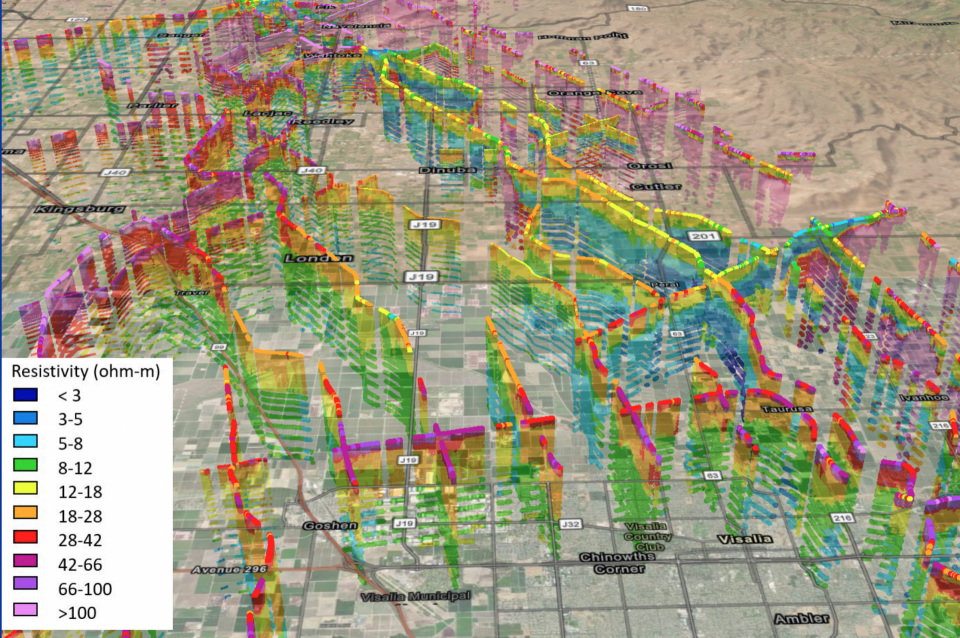 3-D maps of the Central Valley's underground 