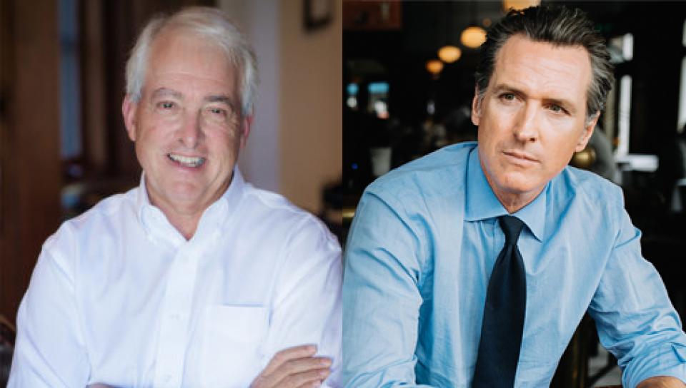 John Cox and Gavin Newsom, candidates for California governor.